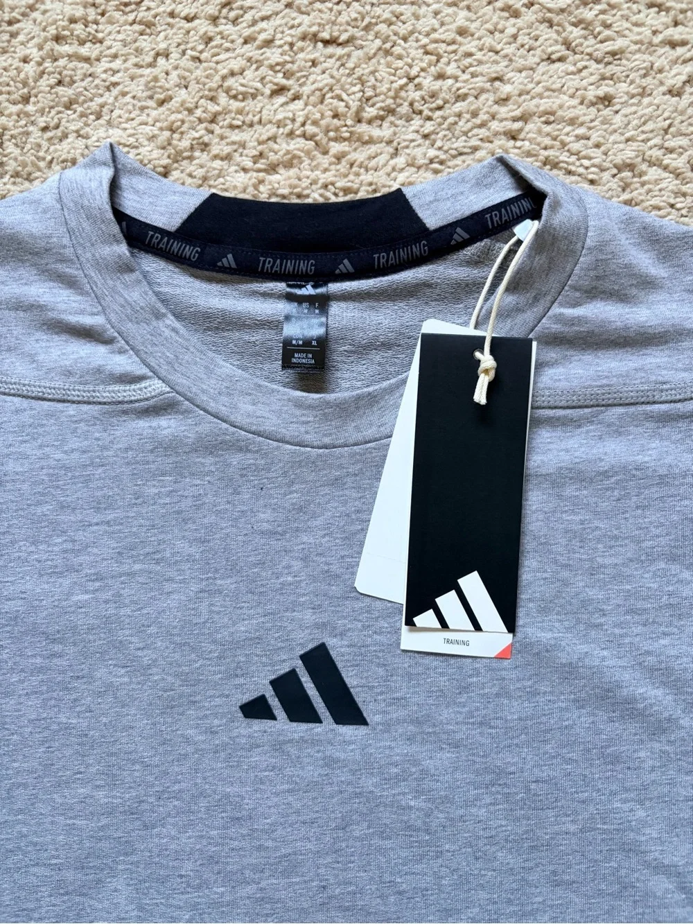 SET/TWO adidas Short Sleeve Training Tees with Logo set of two